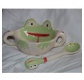 Otroška skodelica in žlička Žaba